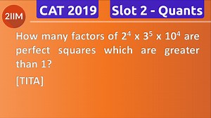 CAT 2019 | Slot 2 | Quantitative Aptitude | Number System - Number theory | 2IIM CAT Coaching