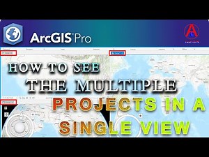 Multiple projects in a single view in ArcGIS pro||Multiple Map in ArcGIS Pro||JastGIS