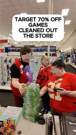 Target instore games clearance. 😊