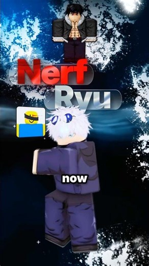 NERF RYU IN JJS NOW‼️🔥 #jjs #roblox