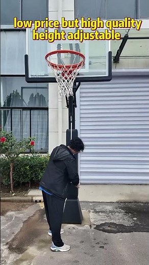 Let's show you our adjustable basketball hoop – simple setup, budget-friendly!