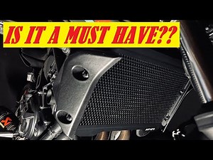 How to install a radiator guard on your 2021 yamaha mt07 | MT07 mods | Why should you get one