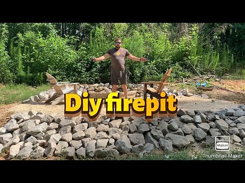 How to build a fire pit on a sloped hill