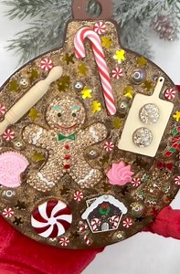 Gingerbread Man Bakery Christmas Tree Ornament Bejeweled Vintage Jewelry Ornament - Etsy