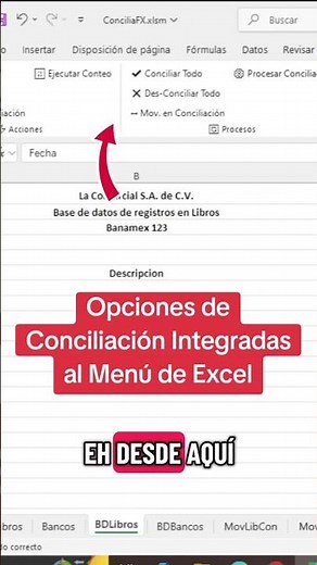 Built-in Reconciliation Options in Excel #reconciliation #banks #excel #bankreconciliation