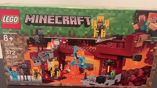 Watch LEGO Minecraft The Blaze Bridge Set Review on Amazon Live