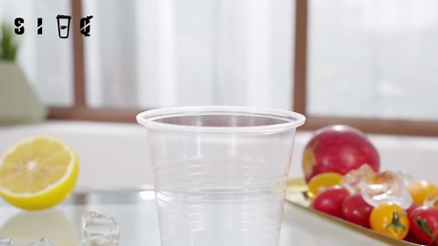 SIUQ 600 Pack 9 oz Plastic Cups, Clear Disposable Cups, Hot/Cold Party Drinking Cups, PP Clear Plastic Cups Bulk for Party, Picnic, BBQ, Wedding, Travel