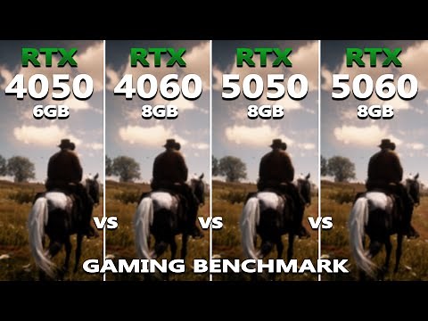 NVIDIA RTX 4050 vs 4060 vs 5050 vs 5060 Gaming Benchmark Test | Which GPU Wins in 2025? |