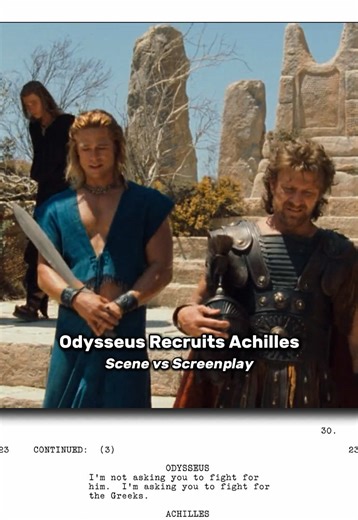This Is How Achilles Gets Pulled Into War 😳 Scene from “Troy” (2004) #troy #achilles #odysseus #greekmythology #moviescene