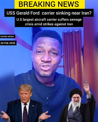 USS Gerald Ford Faces Toilet Issues Near Iran