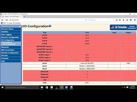 RTK SPS 855 Configuration as Base Station