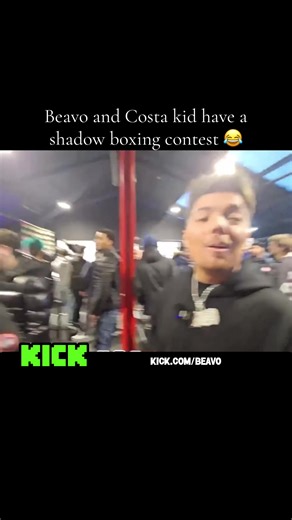 Beavo and Costa kid have a shadow boxing contest 😂 #beavo