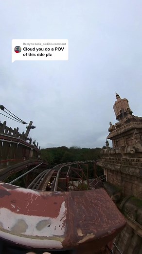 Reply to @bella_ok43 here you are!🛕#rollercoaster #themepark #intamin #disneyland #indianajones