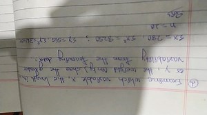(d) Examine which variable x, the length line or y, the weight ... | Filo