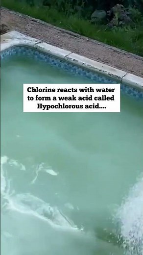 Chlorine is an effective disinfectant | Chemistry #sciencefacts #chemistryexperiments