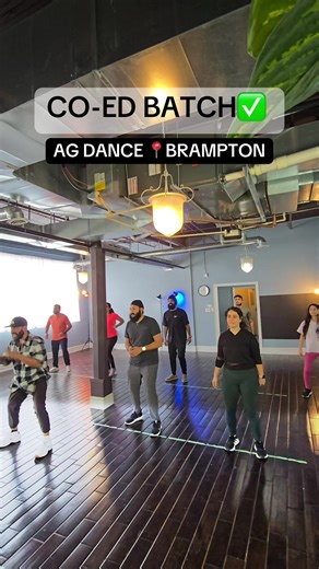 Join our CO-ED batch in Brampton and dance like a pro! 💃🕺 Book your FREE trial session today and feel the energy! Join our CO-ED batch in Brampton and dance like a pro! 💃🕺#bramptonale #adultsdance
