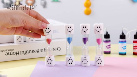 Shindel Toothbrush Sand Timer, 2-Minute Kids Teeth Brushing Sand Timer