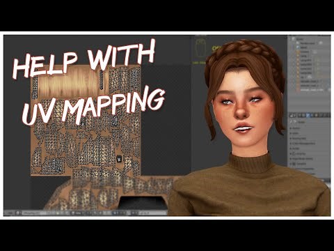 UV MAPPING 🤔 | SIMS 4 CC TUTORIAL | FOR WHEN YOUR HAIR NEEDS TEXTURED