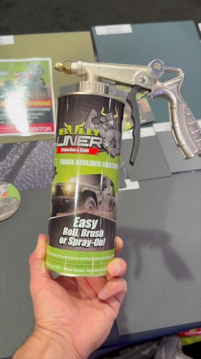 Sprayable DIY Bed Liner! #cooltools #diy #truckbed #tradeshow #innovation | BYOT