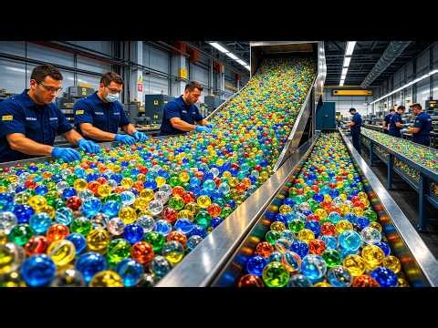 You Won’t Believe How Marbles Are Really Made From Trash 🏭