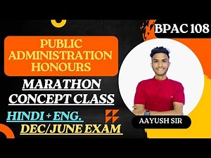 BPAC 108 PUBLIC POLICY ENGLISH | Important questions Public Admini | IGNOU NOTHING