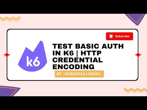 Part 4: How to Test Basic Auth in K6 | HTTP Header and Credential Encoding #k6