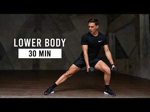 30 Min Lower Body Power | Leg Workout With Dumbbells At Home