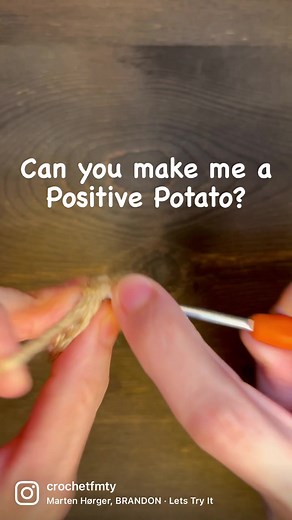 Positive Potato Crochet Pattern - Cute and Kawaii Amigurumi