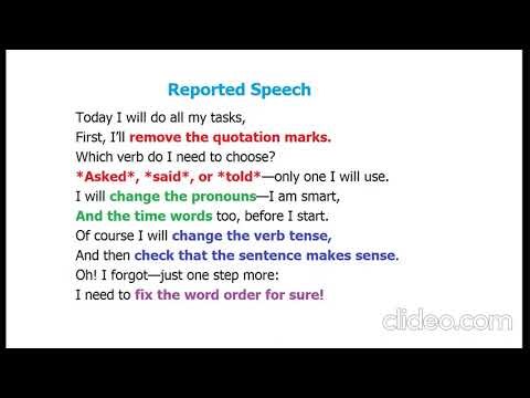Reported Speech (Song)