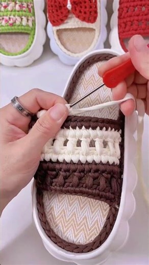 Easy Crochet Slipper Making | Beautiful Handmade Slipper Design #shorts #ytshorts #viral