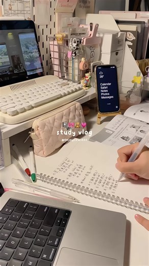 Study Vlog: A Relaxing Journey of Learning