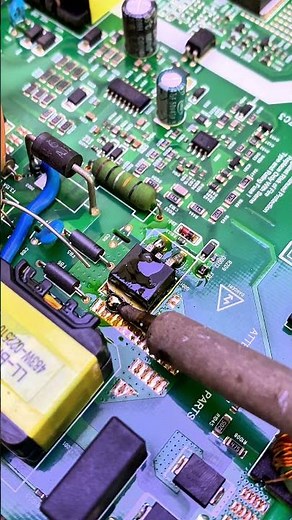 how to remove smd mosfet using solder #power #components #how #tips #electronic