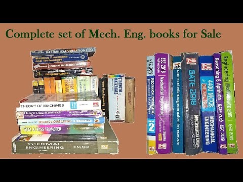 Complete Books and Notes set for Mechanical Engineering Student