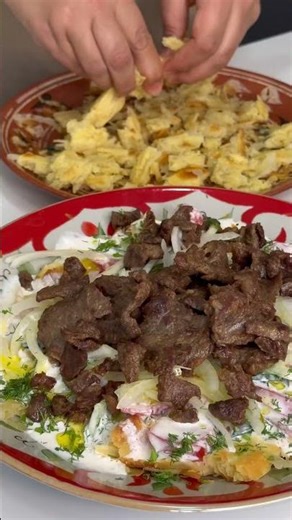 How to Make Kurutob | Authentic Tajik Bread Salad with Yogurt Sauce