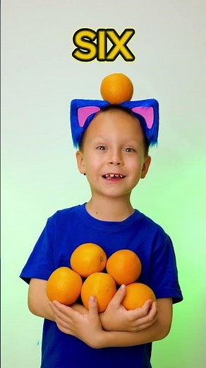 🖐️ ORANGE Counting FUN for Little Learners! 🍊🎉 #earlymath