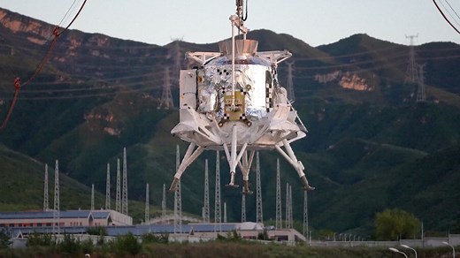 China's lunar lander aces touchdown and takeoff tests ahead of planned 2030 crewed moon mission (video)
