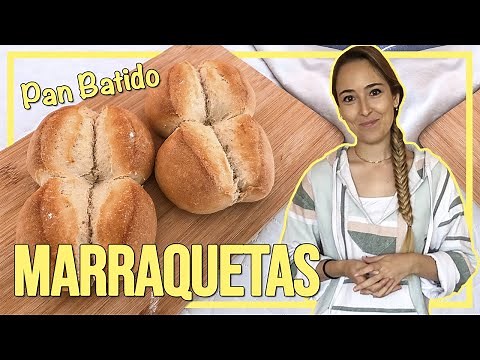 CÓMO HACER PAN MARRAQUETA CASERO, PAN BATIDO o PAN FRANCÉS 🥖RECETA de PAN CHILENO FÁCIL 🇨🇱