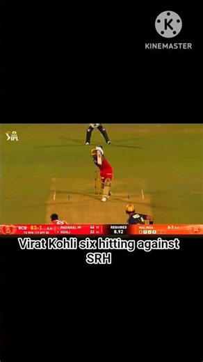 Virat Kohli six hitting against SRH #rcbvssrh #rcb #ipl #cricket #viratkohli #rajatpatidar #padikkal
