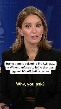Trump admin. poised to fire U.S. atty. who refuses to bring charges against Letitia James