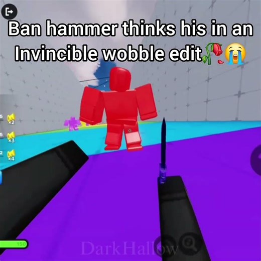 Ban hammer thinks his in an Invincible wobble edit🥀😭