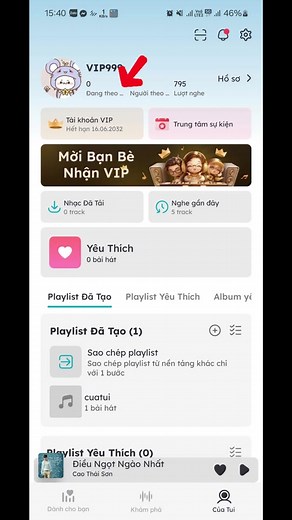 Hướng dẫn có Vip Nhaccuatui miễn phí #nhaccuatui