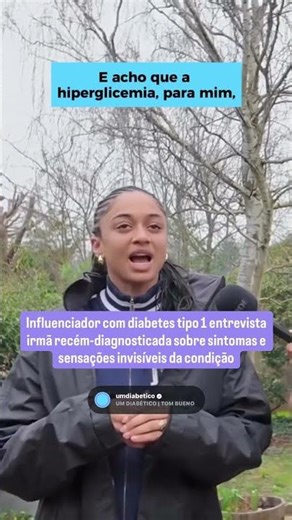 Influencer with type 1 diabetes interviews sister about symptoms and experiences of the condition.
