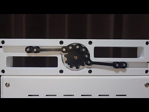 ローラーチェーンを用いた往復運動機構 (Reciprocating Mechanism with Roller Chain)