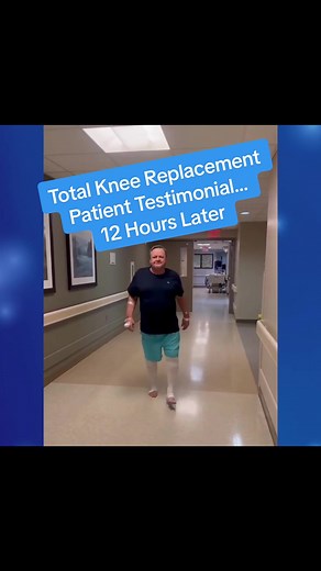 Tired of living with knee pain but hesitant about total knee replacement surgery? After more than 12 years of debilitating pain and failed non-surgical treatments, Danny Denison finally chose a robotic-assisted total knee replacement performed by Dr. Grisez at Wayne Memorial Hospital. Less than 12 hours later, he is pain-free and walking comfortably. We are grateful for Mr. Denison trusting us with his care and give a special thanks to the incredible Wayne Memorial Hospital staff for their role