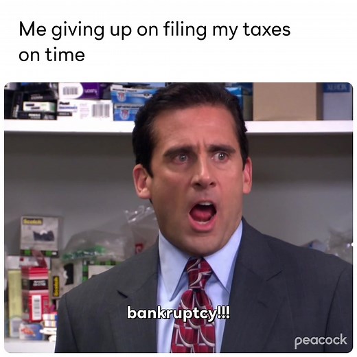 Sorry to the IRS, I'm gonna be paying that late fee