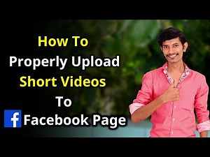 How To Upload Short Videos To Facebook Page | Facebook Shorts Video