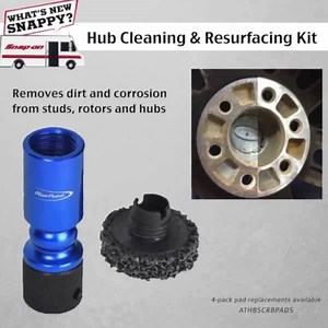 What's 🆕 Snappy?! Hub Scrubber with abrasive pads that last up to 💯 tire changes. Check it out 🎬! | Snap-on Tools