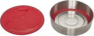 Instant Pot 5252078 Official Round Cook/Bake Pan with Silicone Lid, 7-inch, Red