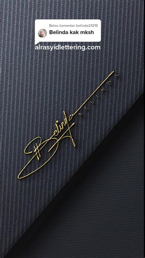 Firma de logo de Belinda en diseño personalizado