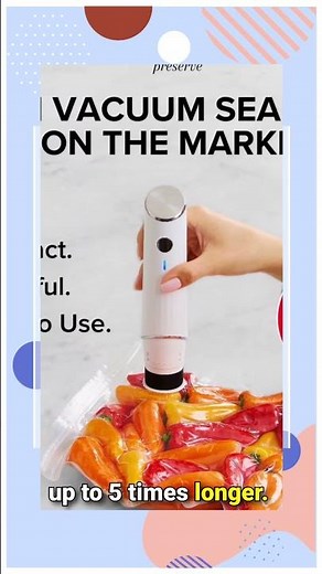 Vacuum Seal Your Meals in Seconds! Chef Preserve Sealer in Action!
